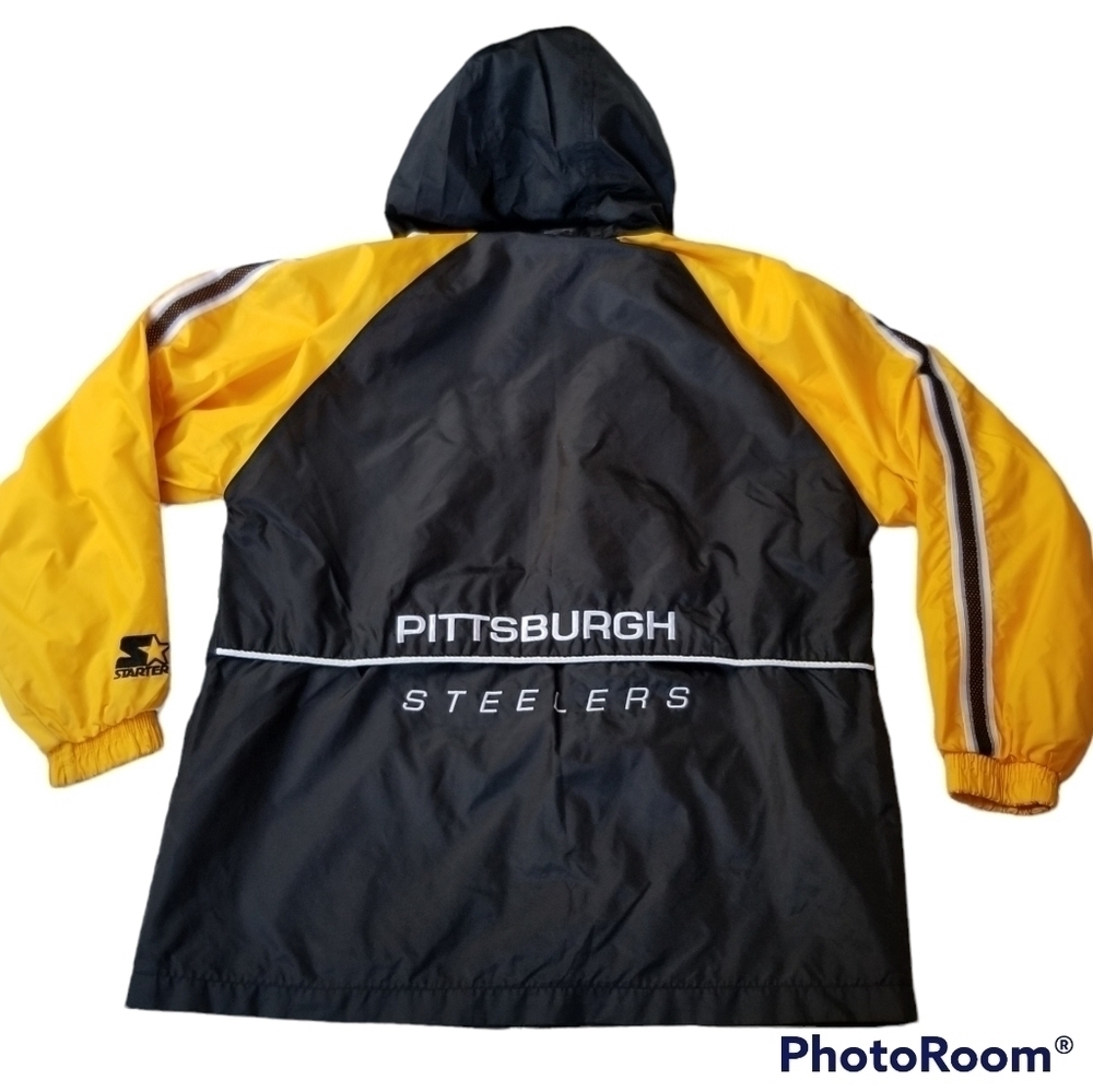 Starter Pittsburgh Steelers Made in Korea Full Zip Lightweight Jacket